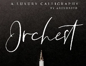 Orchest font