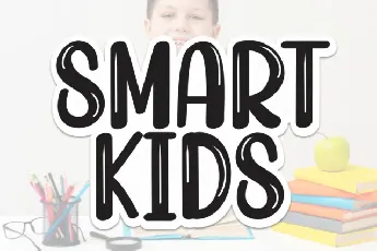 Smart Kids Display font