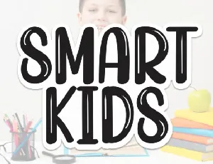 Smart Kids Display font