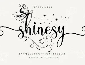 Shinesy Calligraphy Script font