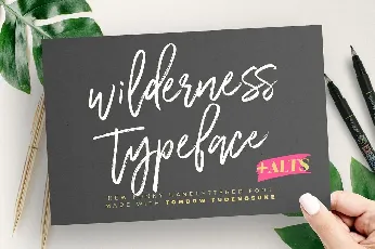 Wilderness Brush Free font