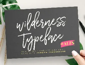 Wilderness Brush Free font