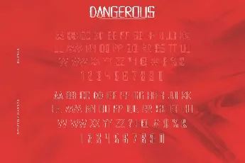 Dangerous Demo font