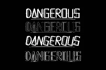 Dangerous Demo font