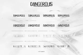 Dangerous Demo font