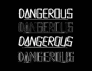 Dangerous Demo font