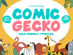 Comic Gecko Pro font