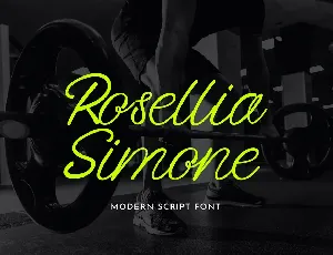 Rosellia Simone font