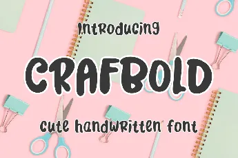 Crafbold font