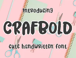 Crafbold font