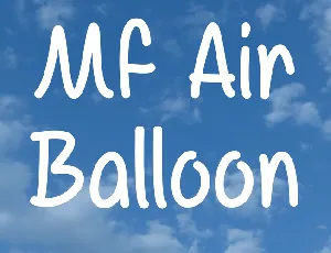 Air Balloon font