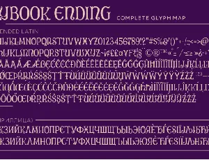 Storybook Ending font