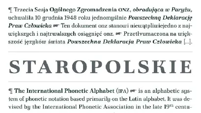 Poltawski Nowy Family font