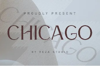 Chicago font