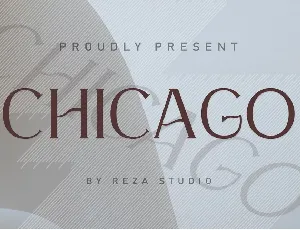 Chicago font