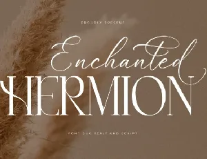 Enchanted Hermion Duo font