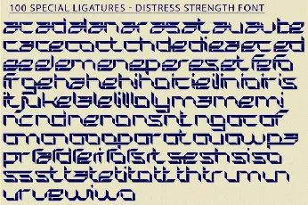 Distress Strength font