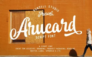 Arucard Brush font