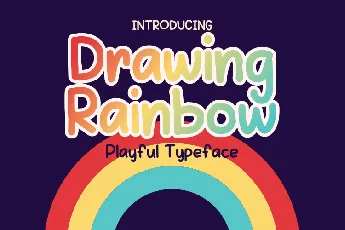 DrawingRainbow font