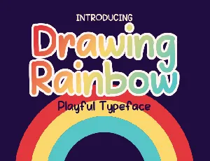 DrawingRainbow font