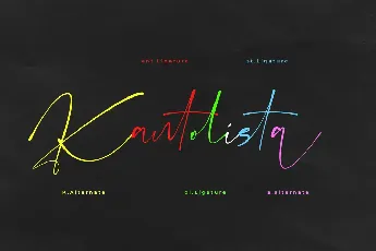 Kantolista font