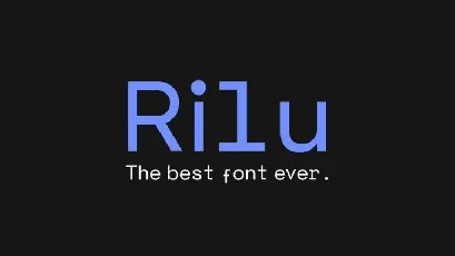 Rilu Family font
