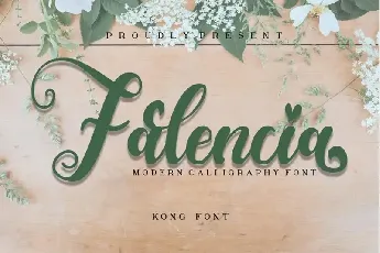 Falencia Script font