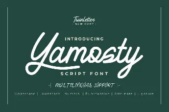 Yamosty Trial font