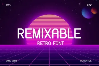 Remixable font