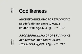 Godlikeness Family font