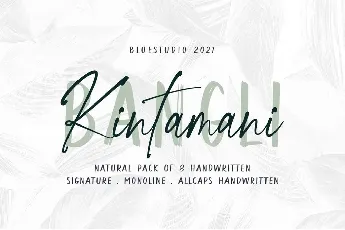 Bangli Kintamani font