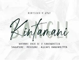 Bangli Kintamani font