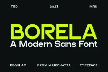 Borela font