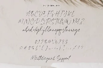 Aromatic Signature font