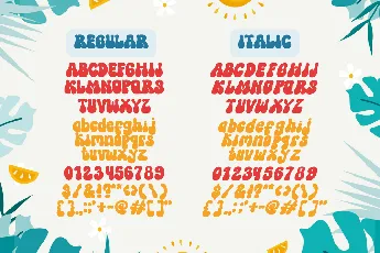 The Super Summer font