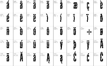 Babalusa Cut font