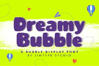 Dreamy Bubble DEMO font