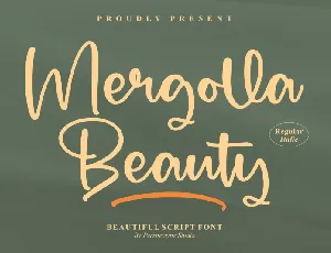 Mergolla Beauty font