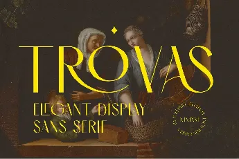 Trovas Typeface font