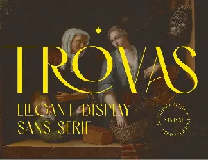 Trovas Typeface font