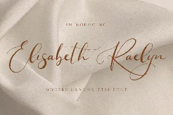 Elisabeth Raelyn font