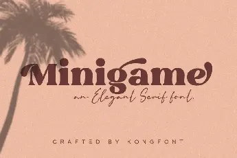 Minigame Serif font