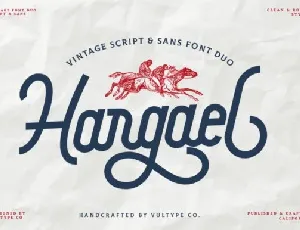 Hargael – Vintage Script font