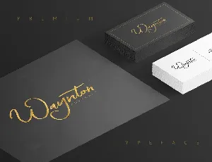 Kensington Script font