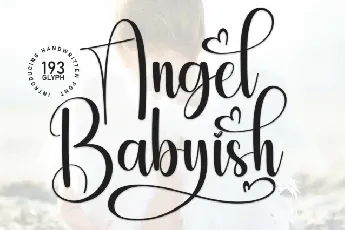 Angel Babyish Script font