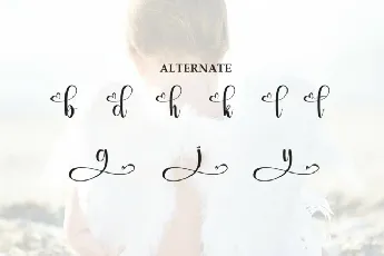 Angel Babyish Script font