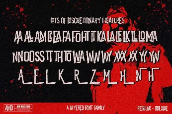 Witches Skeletons font