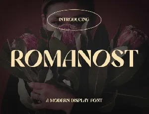 Romanost font