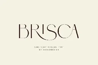 Brisca font