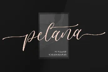 Pelana font